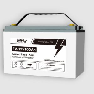 e4ev 12v 100Ah sealed lead acid battery in Kuwait