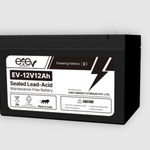 EV-12V12Ah | E4EV Energy SLA Battery 12V 12Ah