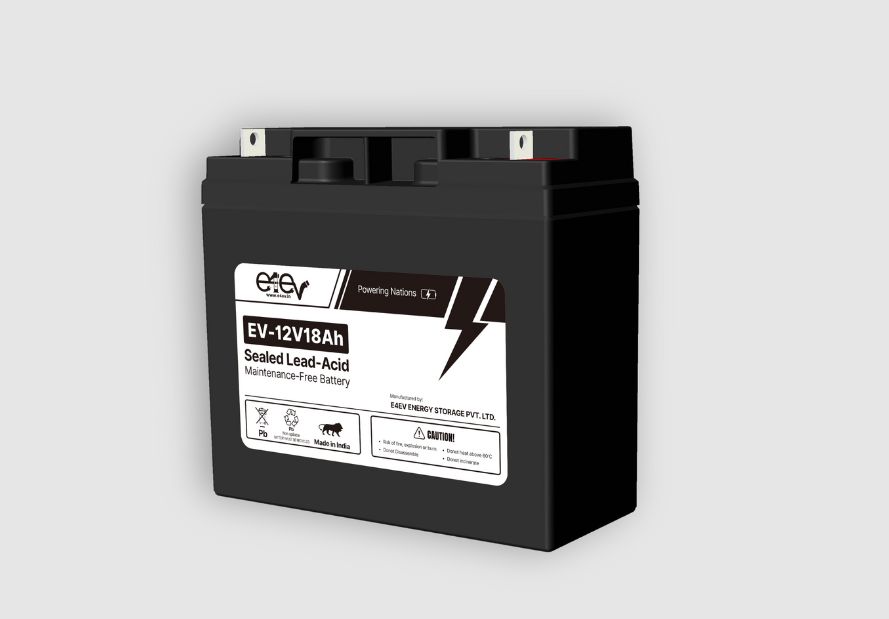 e4ev's 12V 18Ah Sealed Lead Acid Battery