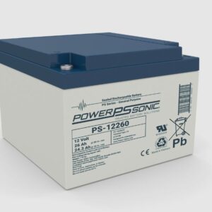Power-Sonic PS-12260 12V 26.0Ah SLA Battery