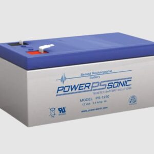 Power-Sonic PS-1230 12V 3.4Ah SLA Battery