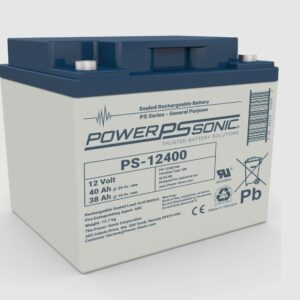 Power-Sonic PS-12400 12V 40.0Ah SLA Battery