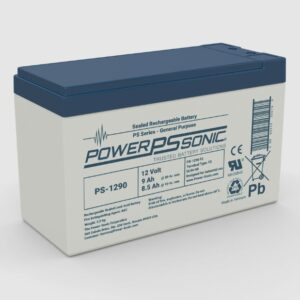 Power-Sonic PS-1290 12V 9.0Ah SLA Battery