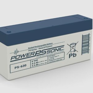 Power-Sonic PS-630 6V 3.5Ah SLA Battery